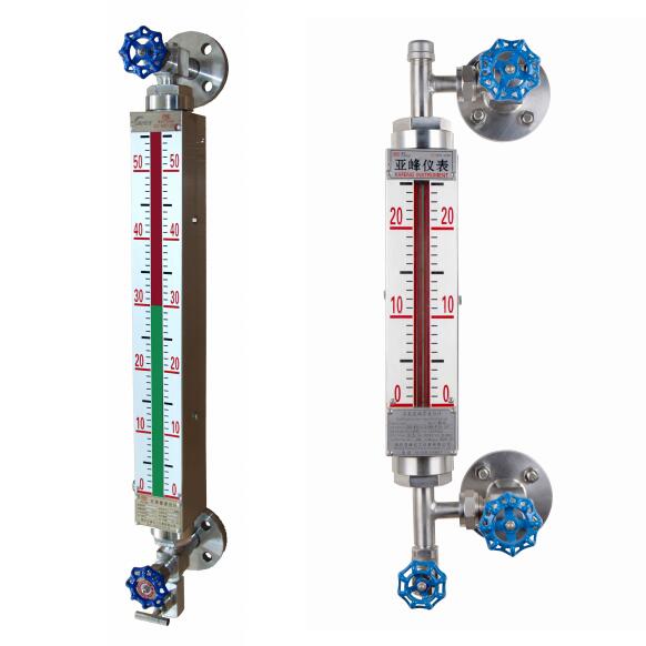 双色玻璃板液位计