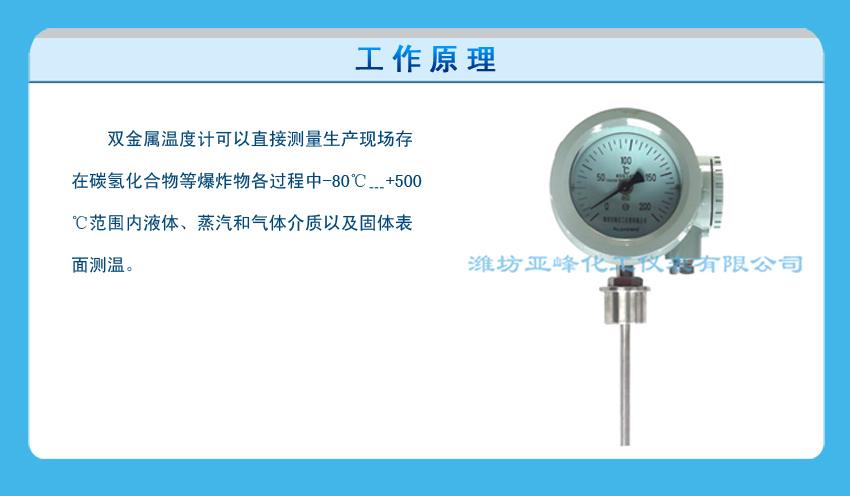 隔爆电接点双金属温度计